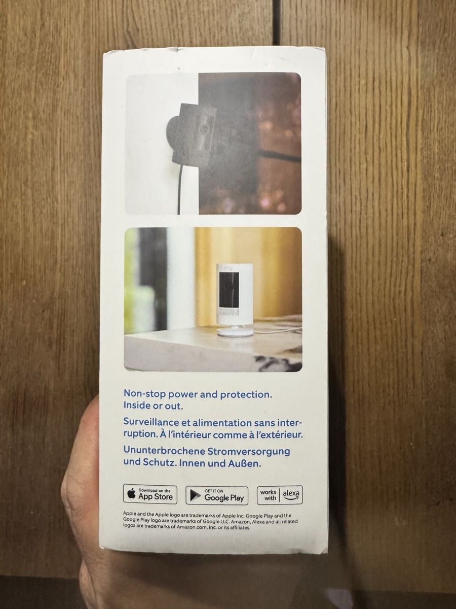 Systèmes d'alarme: Ring Stick Up Cam Plug-In Security Camera - Like New! – Neuf avec emballage d'origine à Glattpark(Opfikon) par ale_mg8x 4