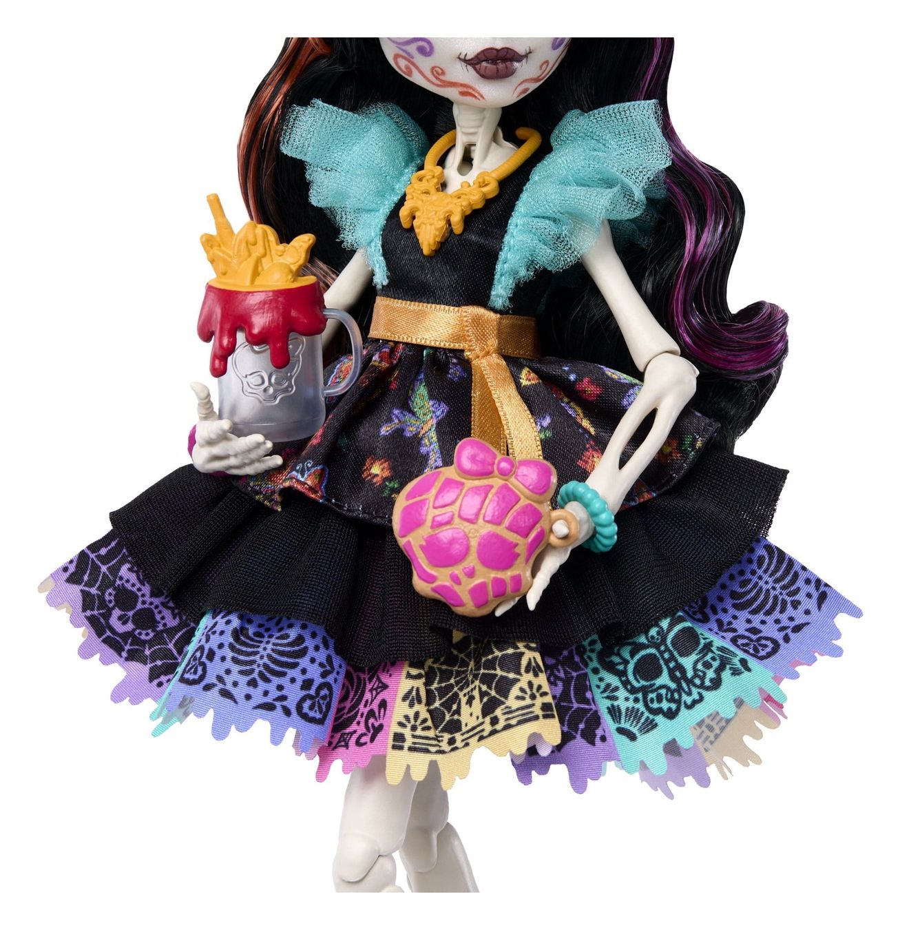 Bambole: Monster High poupée Skelita Calaveras – Nuovo e nell'imballaggio originale da St-Imier venduto da ATTAKSHOP 7