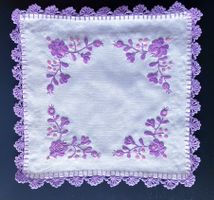 Traditionelle ungarische Tischdecke