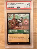 Disney Lorcana Ravensburger Mickey Mouse 89/204 EN 1 PSA 10