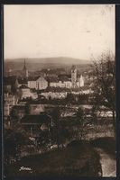 AK Aarau, Ortspartie mit Kirche, 1926