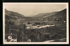 Wattwil, Ortsansicht mit Blick in die Fe