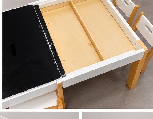 Set tavolo e sedie: Kindertisch mit Stühlen Holz Weiss – Usato da Neuenhof venduto da newbie 2