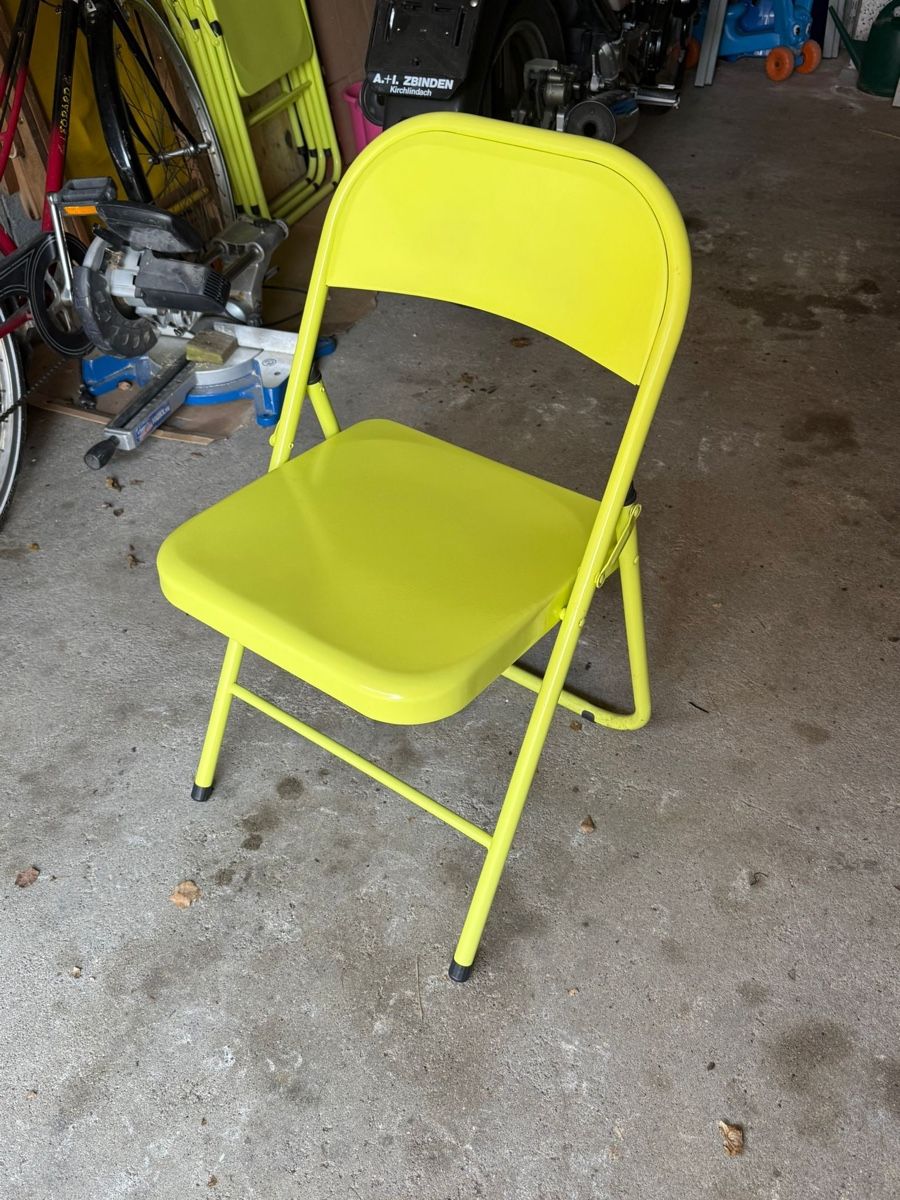 Sedie: 4 chaises pliantes en métal – Usato da Neuchâtel venduto da louissiffert 1