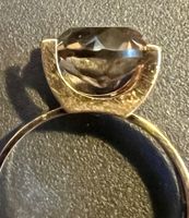 Gold-Ring 14K mit Rauchquarz