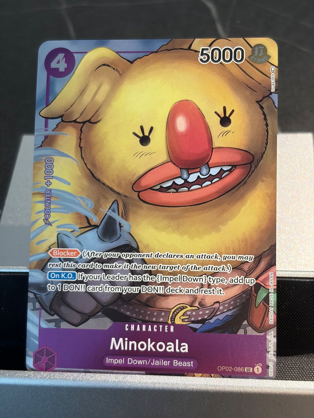 Bandai Carte collezionabili: One Piece OP02-086 Minokoala, Englisch – Usato da St. Gallen venduto da cambitcg
