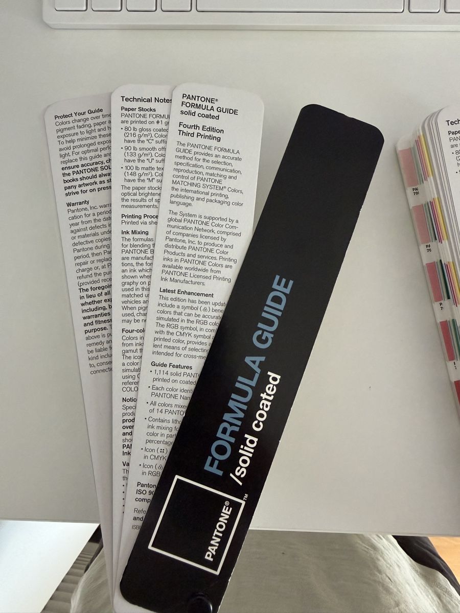Tutti gli attrezzi: Pantone Formula Guide Solid Coated Uncoated 4. Edition – Usato da Reinach BL venduto da Gregor1414 5