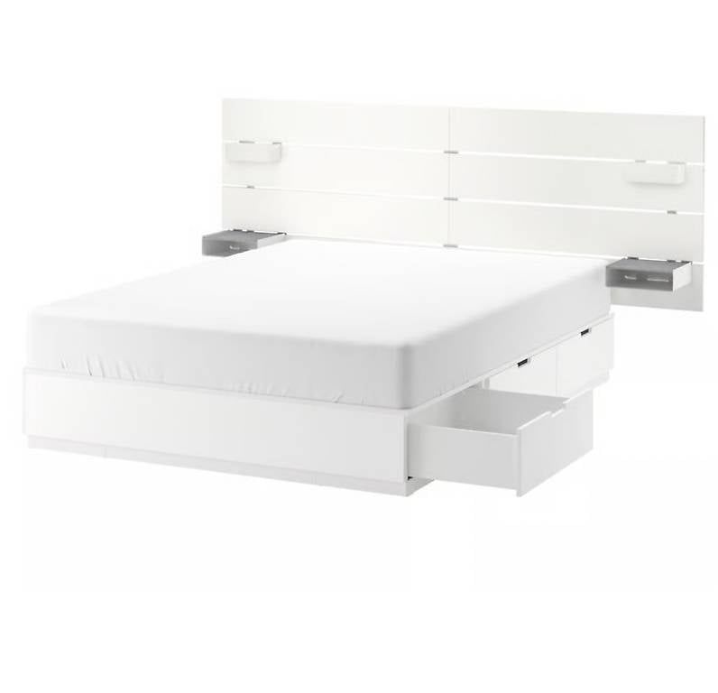 Letti: Storage Bed frame with headboard 140x200cm – Usato da Winterthur venduto da Idk21 4