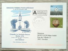 TR96 Enveloppe + Timbre Suisse 2004