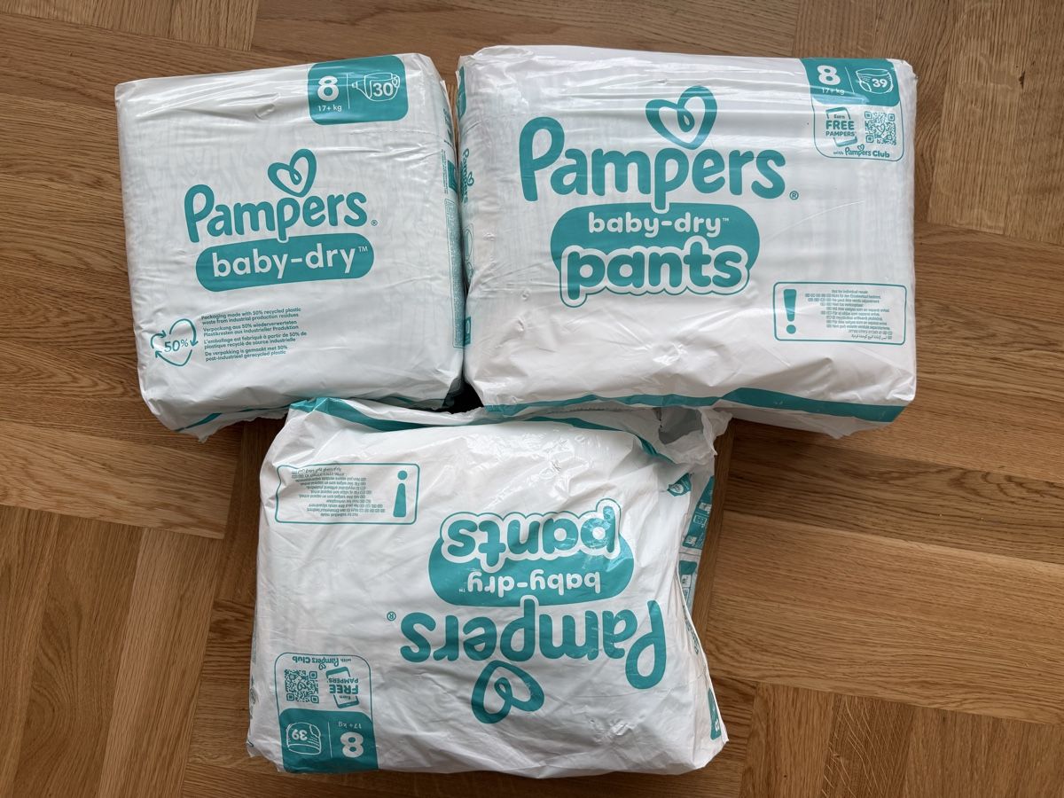 Pampers Secchi per pannolini & Pannolini: Pampers Pants Grösse 8 – Nuovo e nell'imballaggio originale da Birmensdorf ZH venduto da anj_5tcq