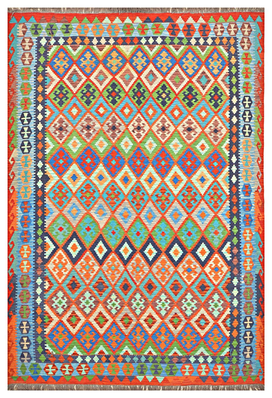 Kelim Tappeti: Oriente Kelim Teppich 345x250 cm – Nuovo e nell'imballaggio originale da Lahore venduto da Fairways79 6