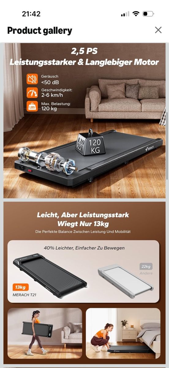 Walkingpad Hometrainer: Walking pad – Gebraucht aus St-Sulpice VD von sar_js9p 1