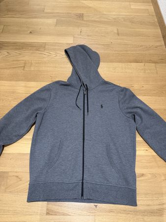 Ralph Lauren Kapuzenjacke grau in gutem Zustand unisex