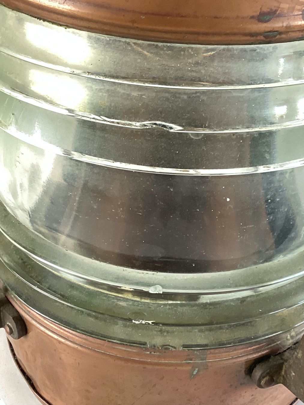 Lampade: Schiffslampe Schiff Laterne Lampe Kupfer Glasgow England – Usato da Seftigen venduto da Dominus_Providebit 2