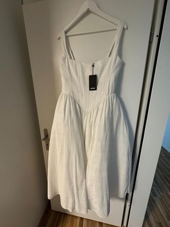 Kleid weiss glitzernd Grösse XL neu mit Etikett