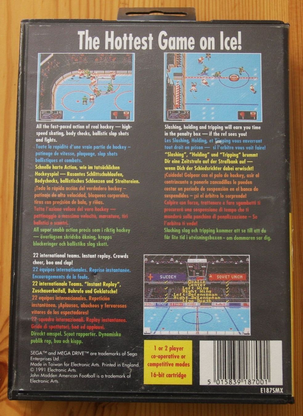 Giochi: EA Hockey Sega Mega Drive – Usato da Fisibach venduto da Retrogames24 1
