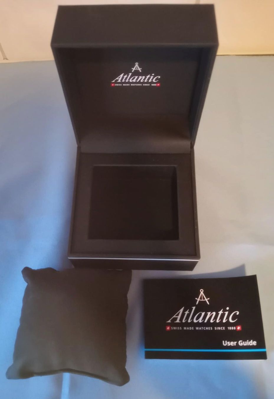 Scatole porta orologi: Boîte à Montre ATLANTIC - Swiss – Usato da Le Locle venduto da borgespatricia 1