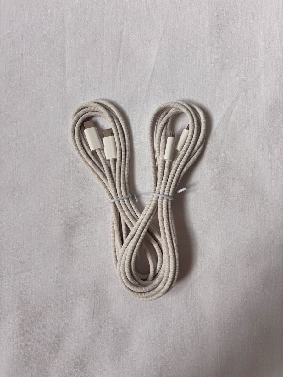 Cavi: Lot de 2 câbles USB-C neufs – compatibles iPhone, Android… – Nuovo (secondo la descrizione) da Romanel-s-Lausanne venduto da Lawdisy- 1