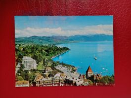 AK Lausanne Ouchy Flugaufnahme