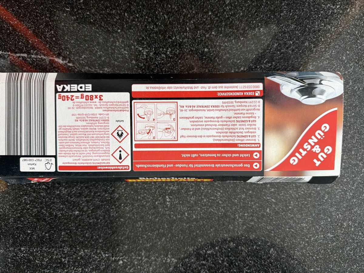 Altro per cucinare: Fondue 8&80g Schalen Brennpaste – Nuovo e nell'imballaggio originale da Neuhausen venduto da ast_5f9x 2