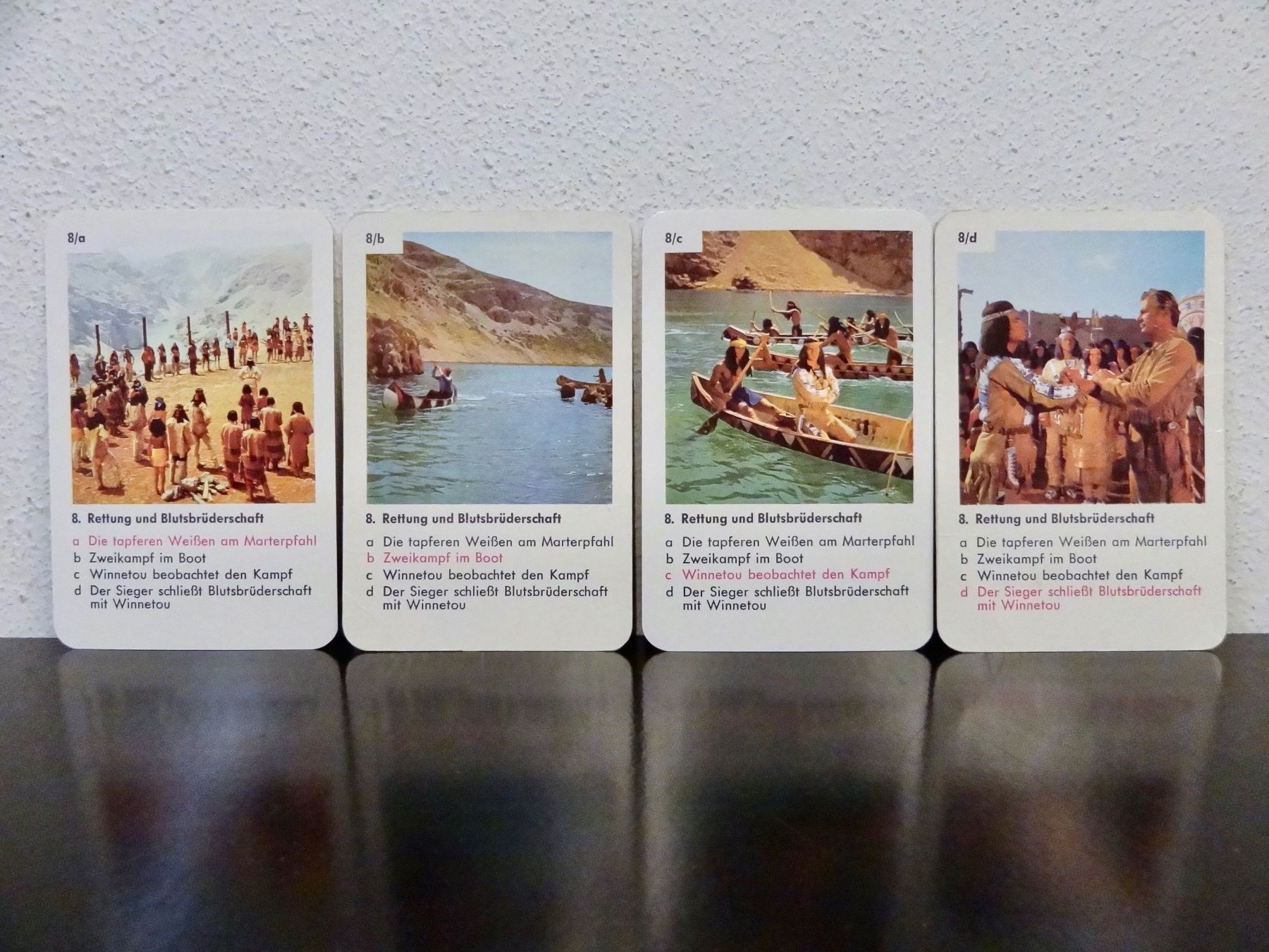 Giochi: schönes altes Quartett WINNETOU – Usato da Kerzers venduto da wisaundso 8