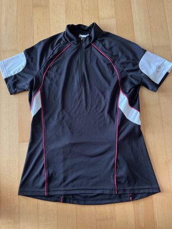 Damen Veloshirt Gonso schwarz pink Grösse 42 guter Zustand