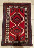 Perser Woll/Orientteppich, 80x54, Iran, Pfister, Rarität!