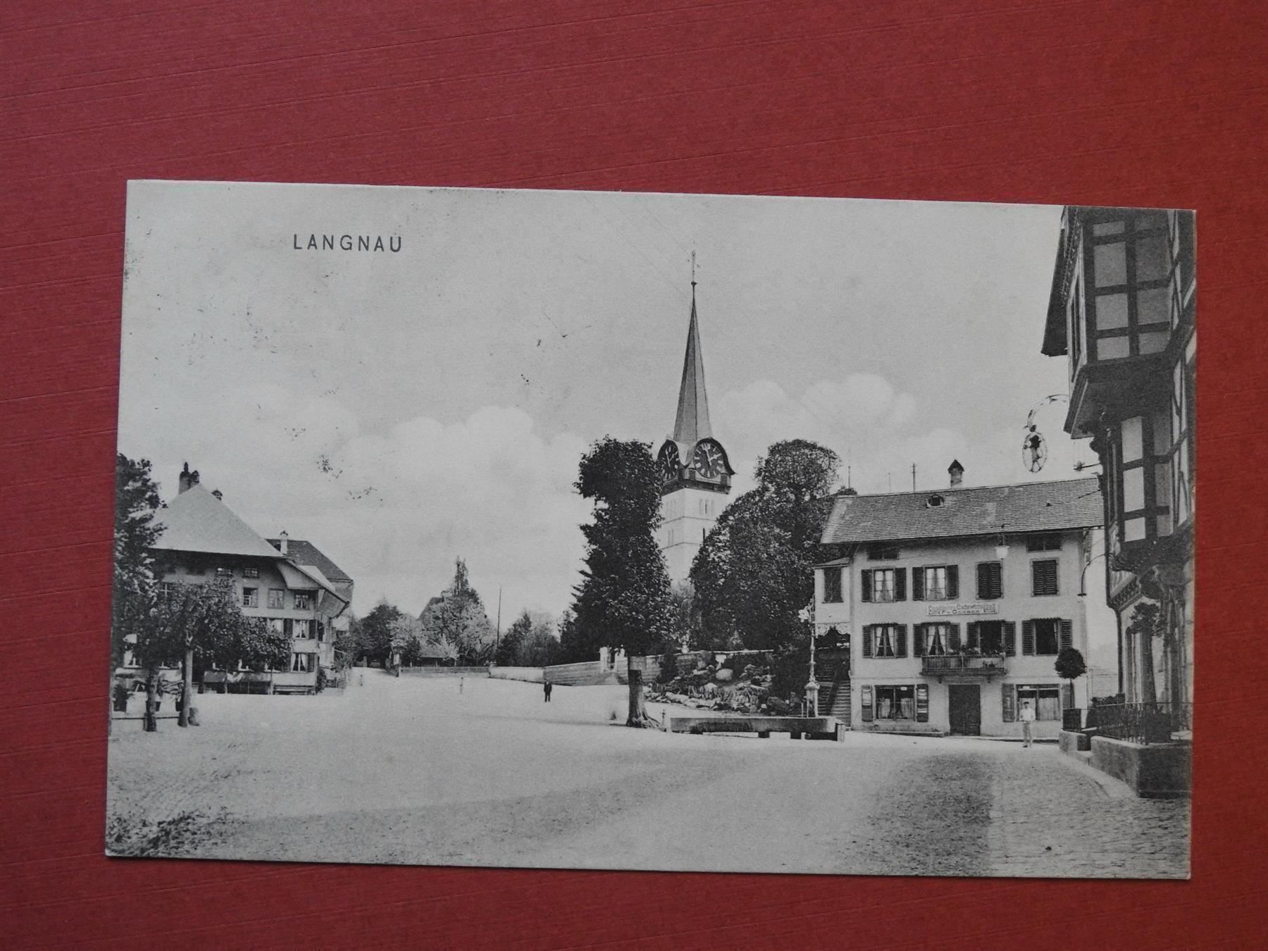 Cartoline postali: Langnau BE, belebt !! – Usato da Rain venduto da 999-800-K