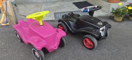 2er Set Big Bobby Car in Pink und Schwarz gebraucht 