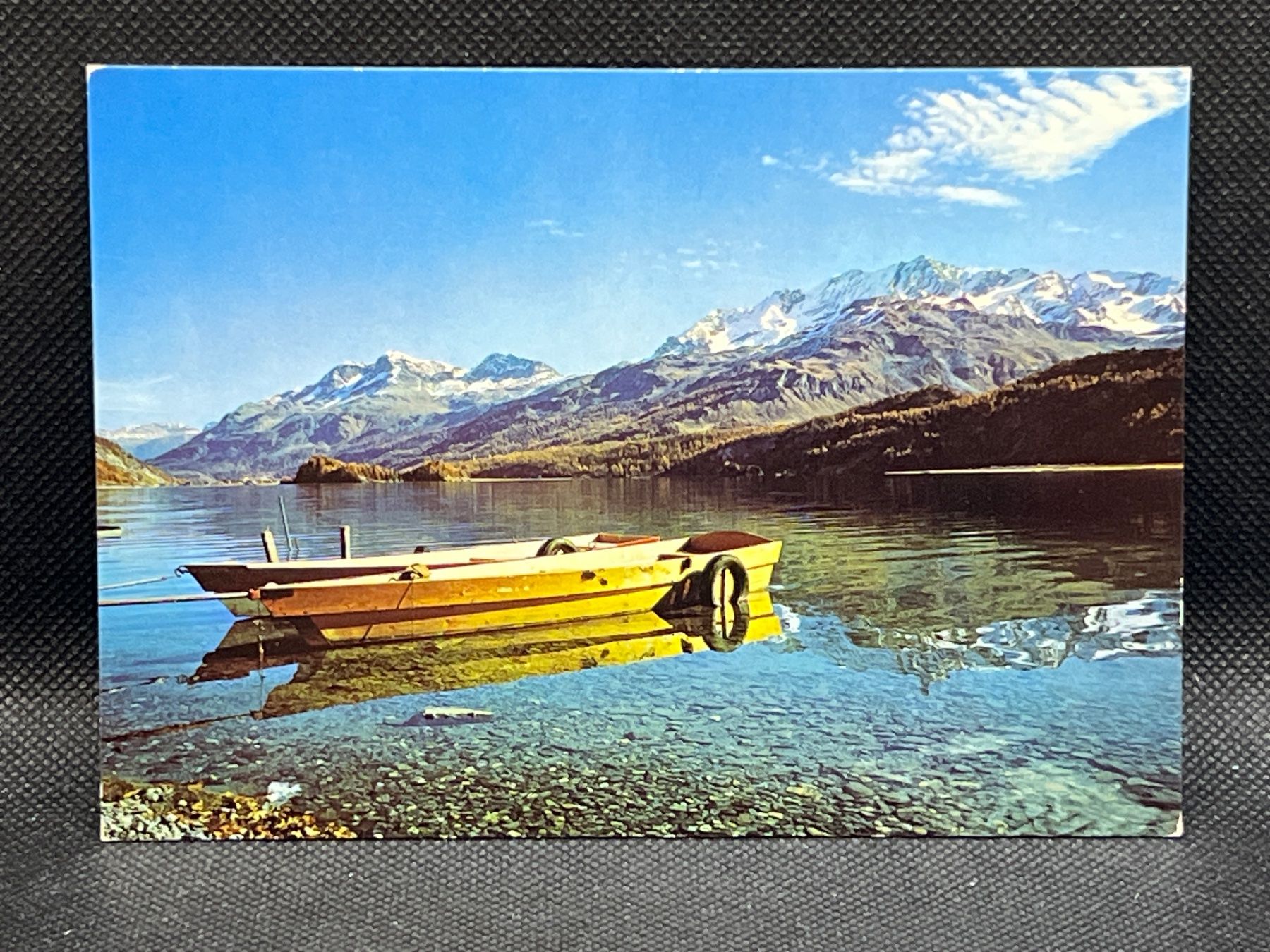 Cartoline postali: Silser-See mit Piz Corvatsch – Usato da Widnau venduto da Brusi9