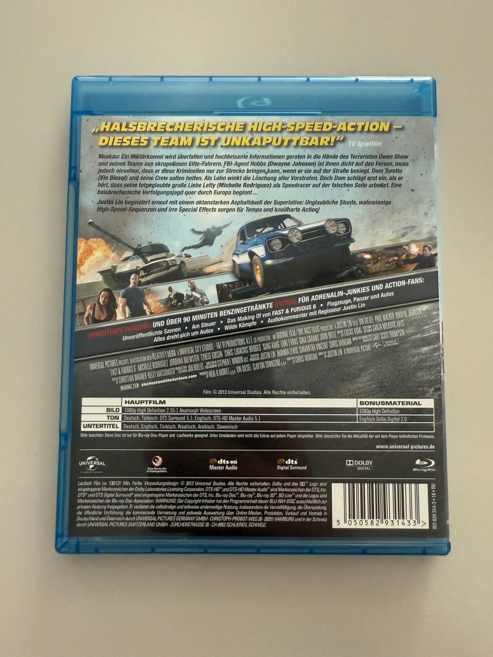 Tutti i DVDs: Fast & Furious 6 Blu-ray Disc – Nuovo (secondo la descrizione) da Biberist venduto da ShopSoltan 1