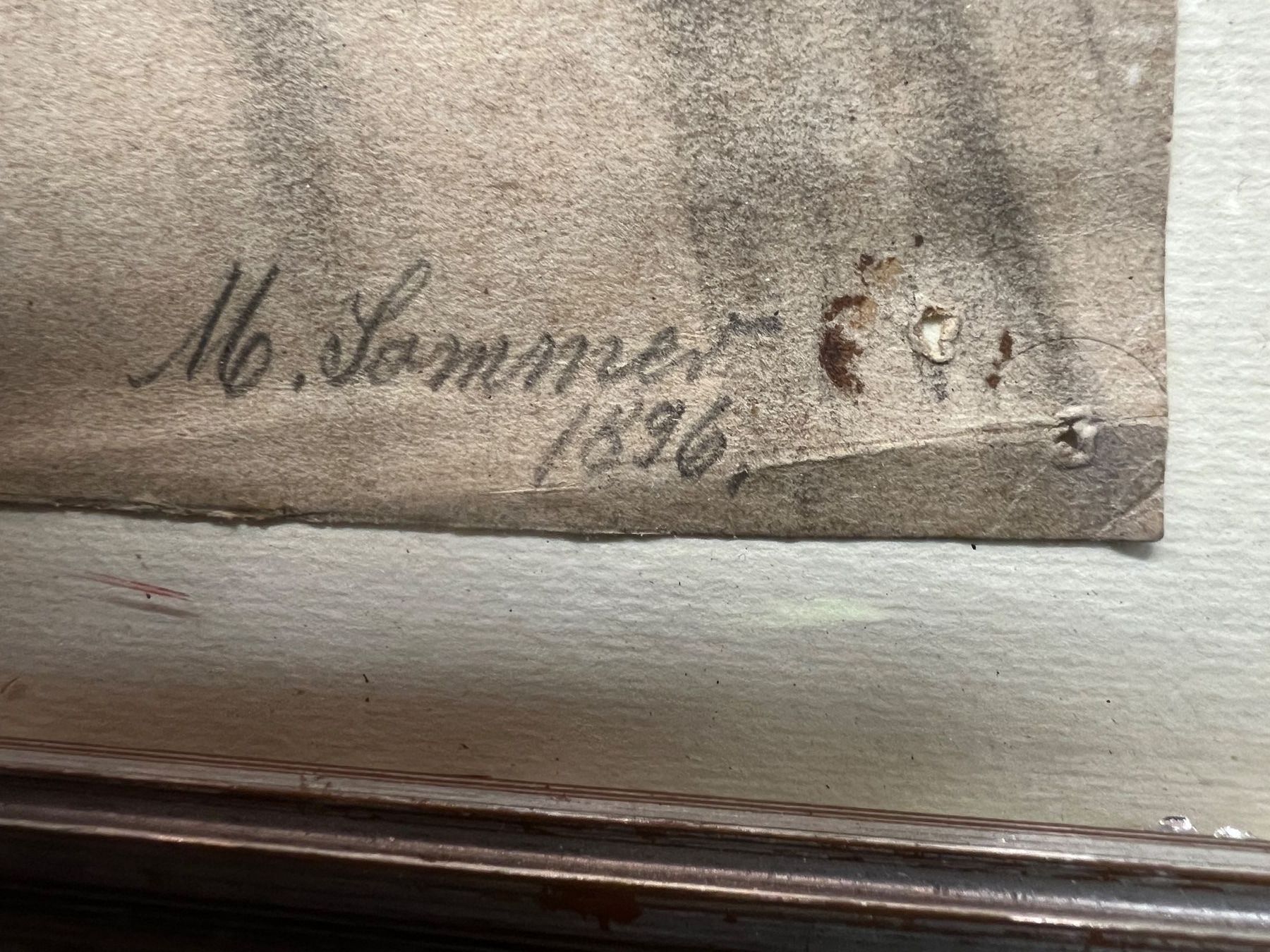 Dipinti: DESSIN MILITAIRE SIGNÉ ET DATÉ 1896 – Usato da Genève venduto da Qanil77 2