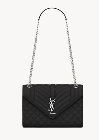 YSL Saint Laurent Envelope medium black
