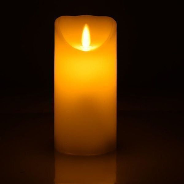 Candele: Echtwachskerze mit tanzender Flamme LED – Nuovo e nell'imballaggio originale da Diepoldsau venduto da preisparadies-ch 8