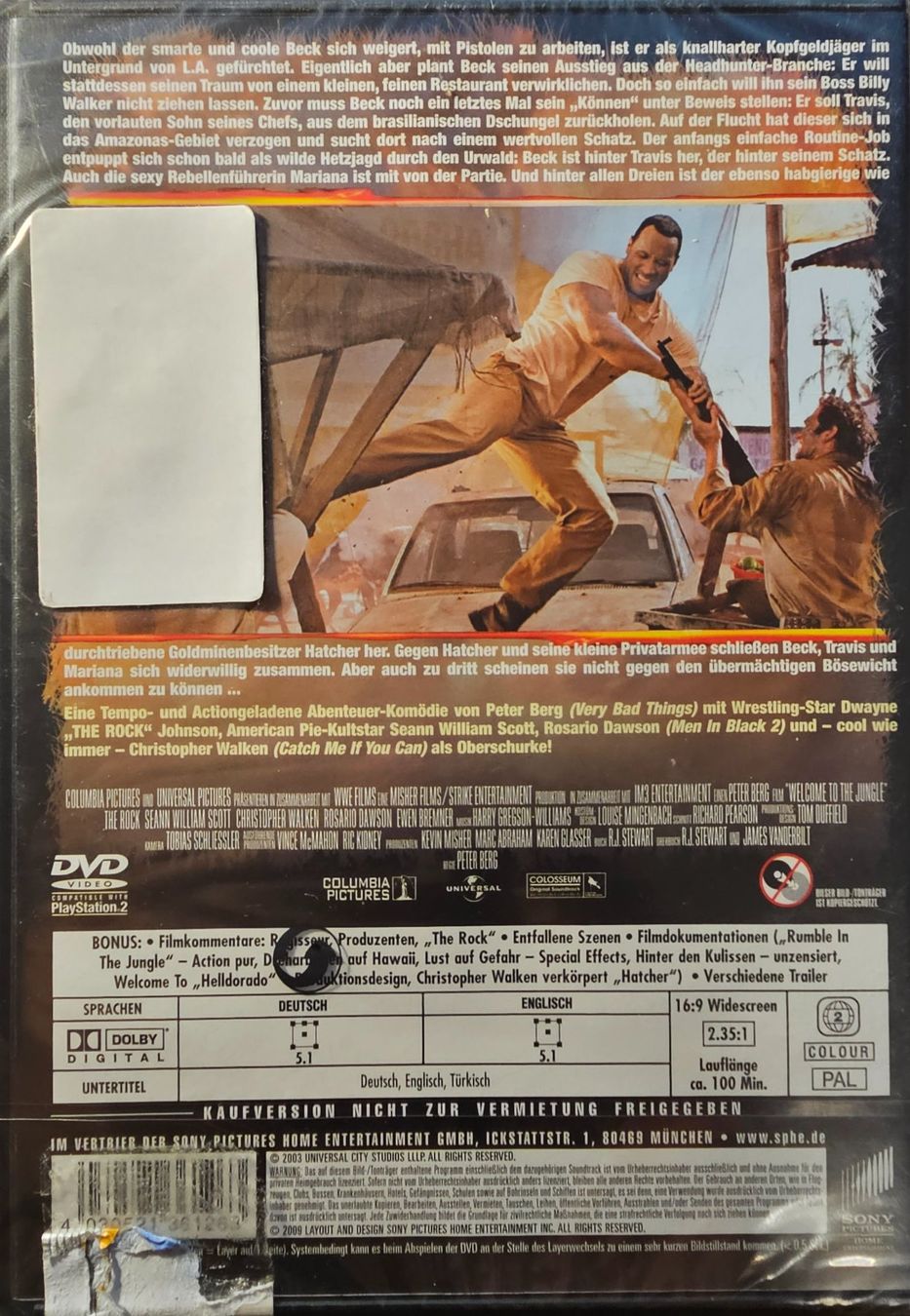 Tutti i DVDs: Welcome to the Jungle – Nuovo e nell'imballaggio originale da Wahlen b. Laufen venduto da Cg10 1