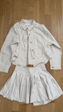 Ungetragen Zara Zweiteiler in Beige 152 cm 11–12 J