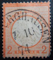 Deutsches Reich Kat. 8 gest. 1872 Kat. 380 Euro