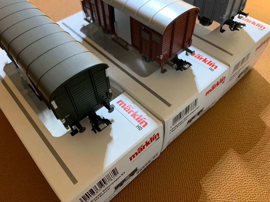 Marklin 46568 - 3 Wagons CFF Type K3 Avec Guérite - Epoque III (Neuf)