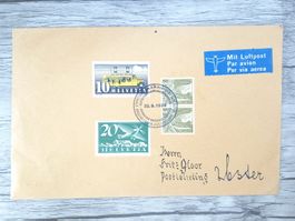 TR72 Enveloppe + Timbre Suisse 1938