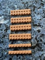 6 Legoplättli Farbe tan, braun