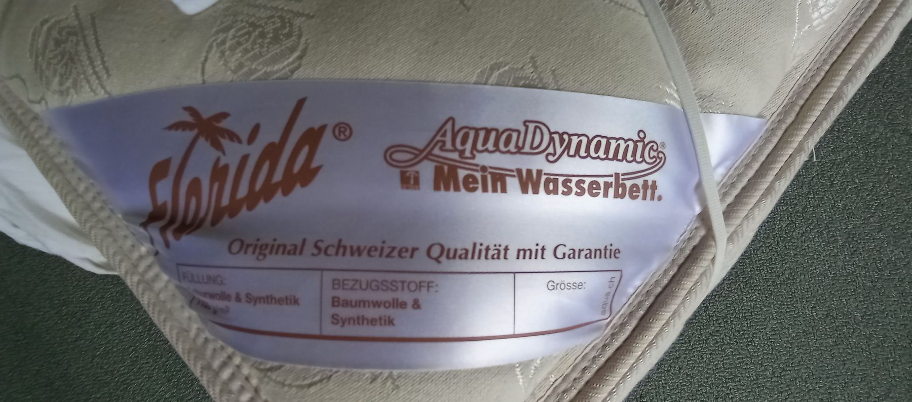 Lits: Wasserbett Florida AquaDynamic – D'occasion à Büsserach par namib68