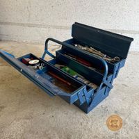 Werkzeugkiste mit Inhalt 🛠️ voll bestückt, inkl. Ringgabel
