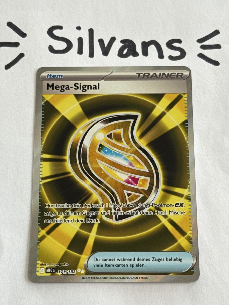 Pokémon Carte collezionabili: Mega Signal MEG 171 Mega Entwicklung Deutsch – Nuovo (secondo la descrizione) da Wil SG venduto da Silvans