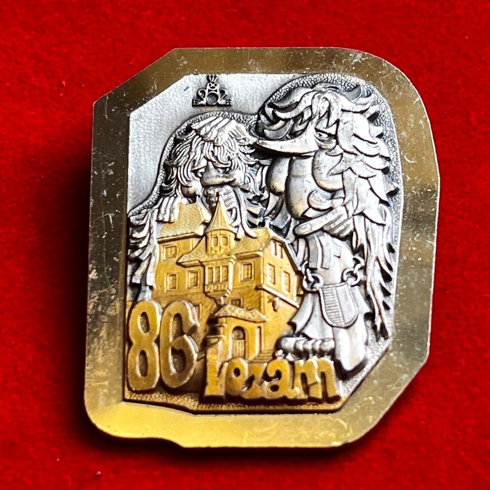 Plaketten & Abzeichen: Luzerner Komitee B Plakette LFK 1986 – Gebraucht aus Obernau von Wgnom