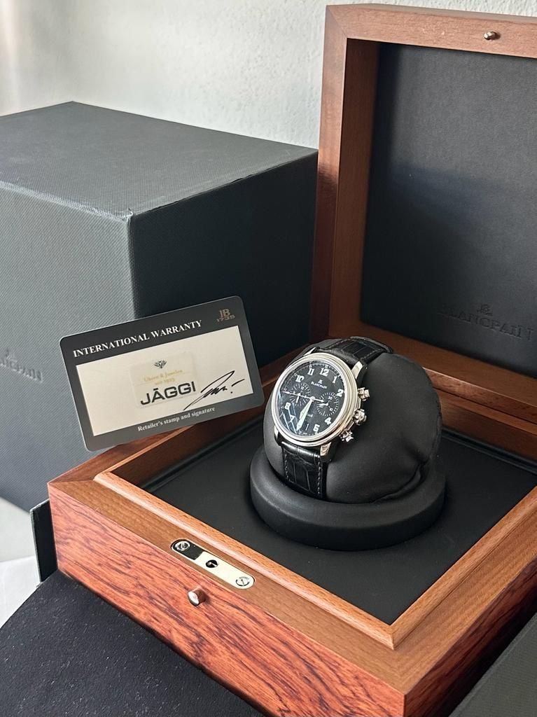 Blancpain Orologi: Blancpain Flyback Chronograph Big Date Leman Ref. 2885F-1130 – Nuovo (secondo la descrizione) da Ueberstorf venduto da Spicher 3