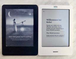 Kindle Paperwhite und Kobo ebook Reader