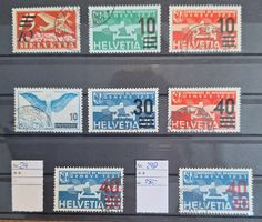 Flugpost F19 - F25 mit F24d Kat. 330.-