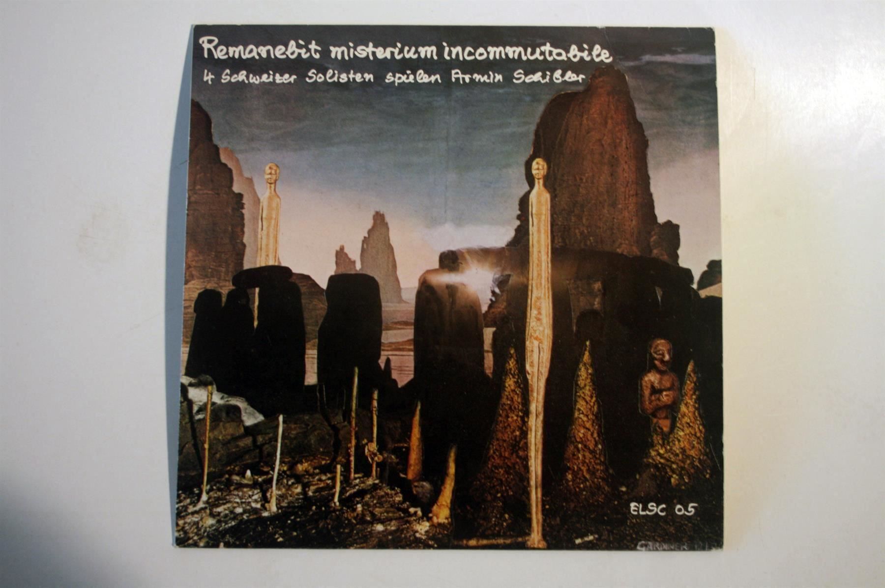 Libri: ARMIN SCHIBLER: Remanebit misterium... – Usato da Bern venduto da vinyl-heaven 9