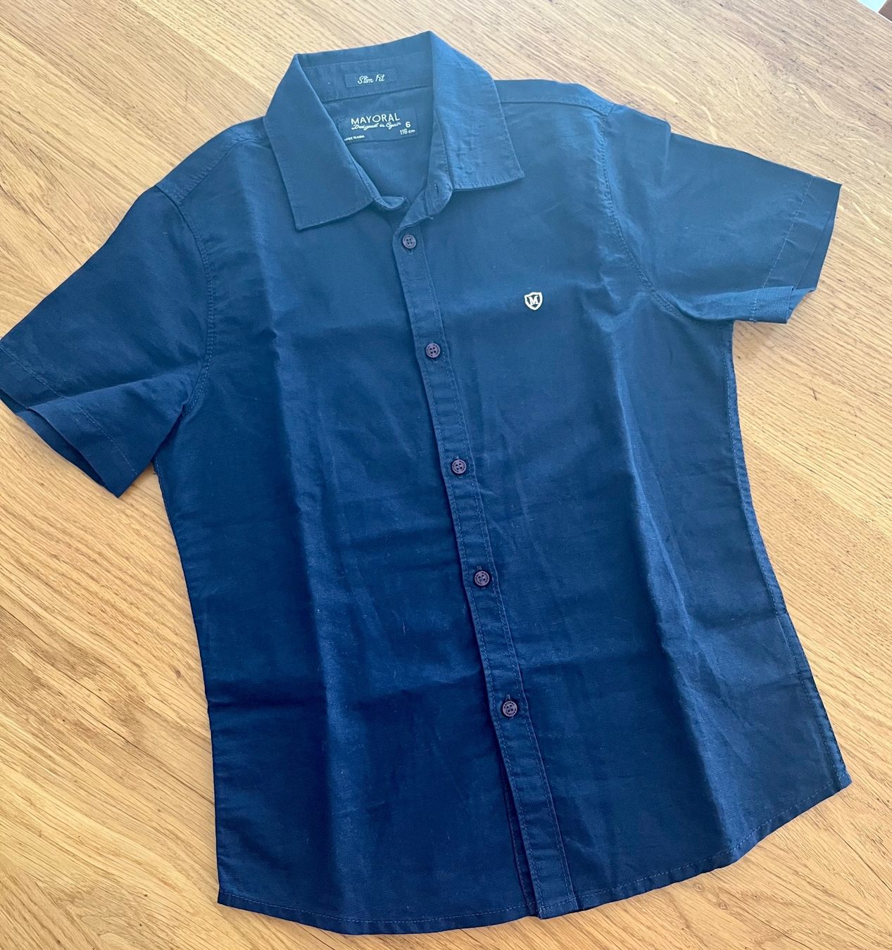 Mayoral Camicie, T-shirt & Polo: Mayoral Hemd Linen + Baumwolle 6J/116 cm – Usato da Zürich venduto da asocaciu 6