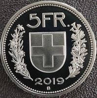 5 Franken 2019 stgl. / aus Münzsatz